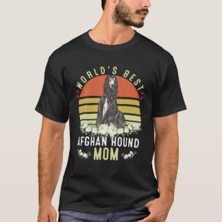 Mama Dog Mama Funny zur besten afghanischen Hundeh T-Shirt