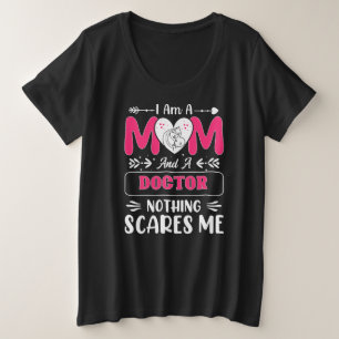 Mama Doktor, Funny Doctor Mama Große Größe T-Shirt