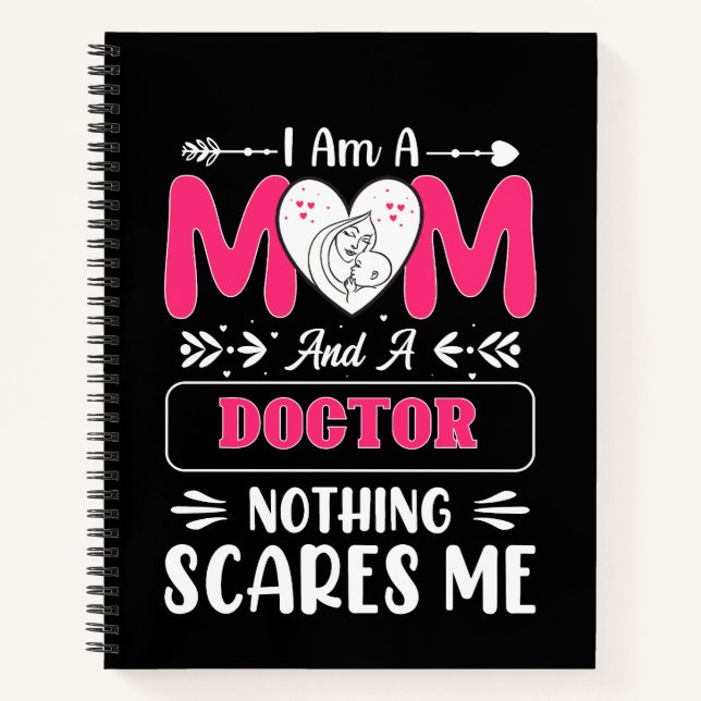 Mama Doktor, Funny Doctor Mama Notizbuch (Vorderseite)