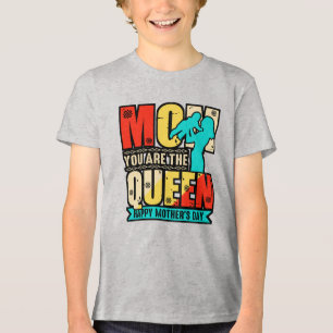 Mama, du bist die Königin Tri-Blend Shirt