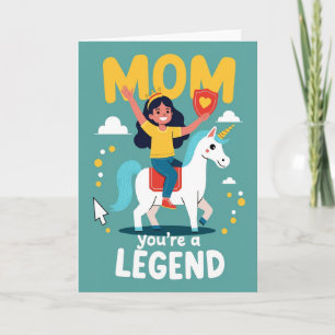 Mama Du Bist Eine Legende Art Card Karte