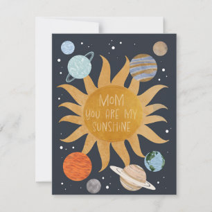 Mama, du bist mein Sonnenschein Feiertagskarte
