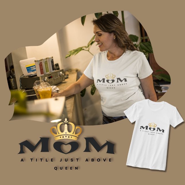 Mama: Ein Titel oberhalb des T - Shirt von Königin (Von Creator hochgeladen)