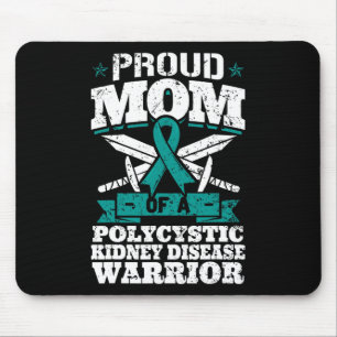 Mama einer polyzystischen Nierenerkrankung Warrior Mousepad