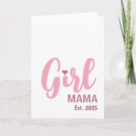 Mama einer Tochter seit [Jahr] - Personalisiertes  Karte