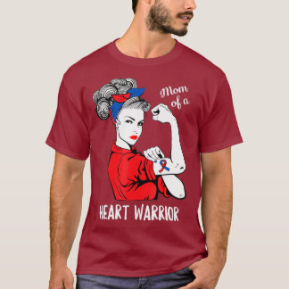 Mama eines CHD-Bewusstseins eines Herzkriegers T-Shirt