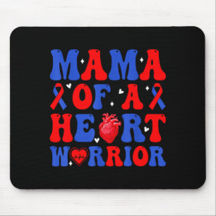 Mama eines Herzens Kriegers angeborener Herzfehler Mousepad