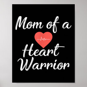 Mama eines Herzkriegers Poster