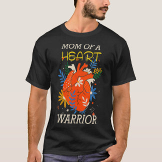 Mama eines Herzkriegers Überlebende eines Herzinfa T-Shirt