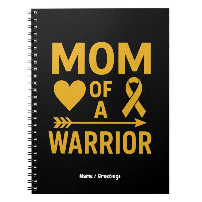 Mama eines krebserregenden Geschmacksmusters eines Notizblock (Vorderseite)