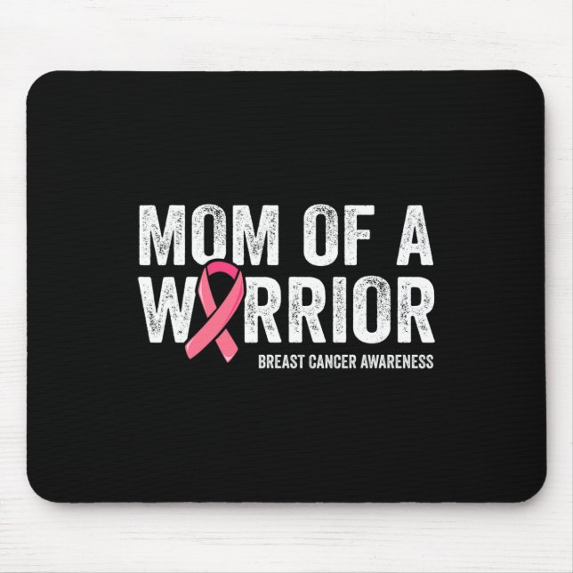 Mama eines Kriegers gegen Brustkrebs Mousepad (Vorne)