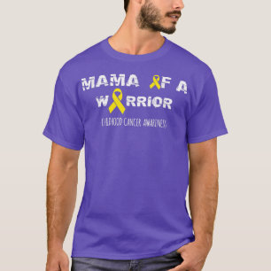 Mama eines Kriegers, Kinder-Krebsbewusstsein T-Shirt