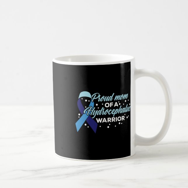 Mama eines Kriegers mit Hydrocephalus Kaffeetasse (Rechts)