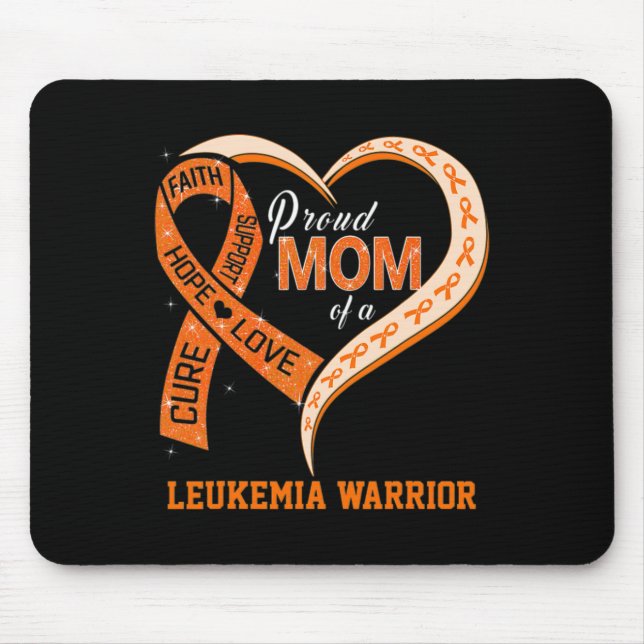 Mama eines Leukämie-Warriors 1 Mousepad (Vorne)