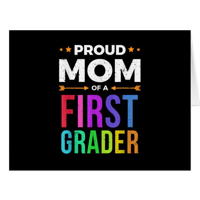 Mama eines Shirts erster Klasse (Vorderseite (Horizontal))