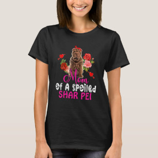 Mama eines verwischten Shar Pei Niedlich Shar Pei T-Shirt