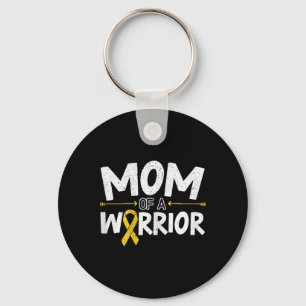 Mama eines Warrior Childhood Cancer Awareness Mont Schlüsselanhänger