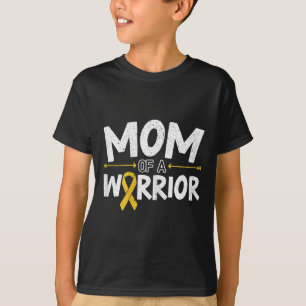 Mama eines Warrior Childhood Cancer Awareness Mont T-Shirt