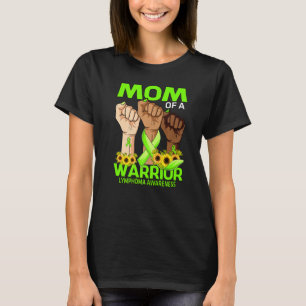 Mama eines Warrior Lymphoms Bewusstsein Sonnenblum T-Shirt