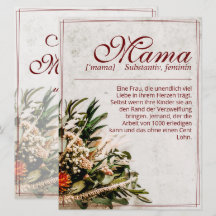 Mama - einfach unersetzlich - Bouquet