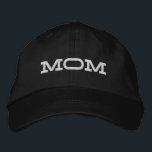 Mama Einfache Coole moderne Typografie Bestickte Baseballkappe<br><div class="desc">Mama Einfache Coole Moderne Typografie Custom Sticked Baseball Cap bietet die einfache moderne bestickte Text "Mama". Perfekt als Geschenk für Mutter zum Muttertag,  Weihnachten,  Geburtstag und mehr. Erstellt von Evco Studio www.zazzle.com/store/evcostudio</div>
