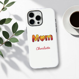 Mama | Einfaches Geschenk für die Mama | Niedliche iPhone 16 Pro Max Hülle
