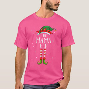 Mama-Elf passende Familien-Gruppen-Weihnachtsfeier T-Shirt