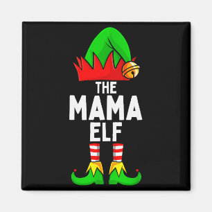 Mama-Elf passende Familien-Weihnachten Frauen Magnet