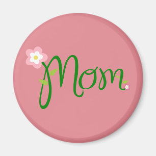 Mama Erdbeere Rosa Magnet