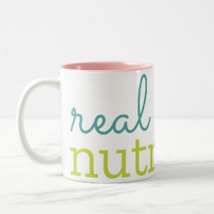 Mama Ernährung Zwei-Tonen-Tasse (11 oz) Zweifarbige Tasse