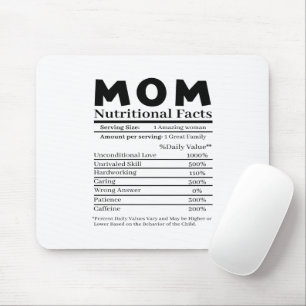Mama Ernährungsfakte Mousepad