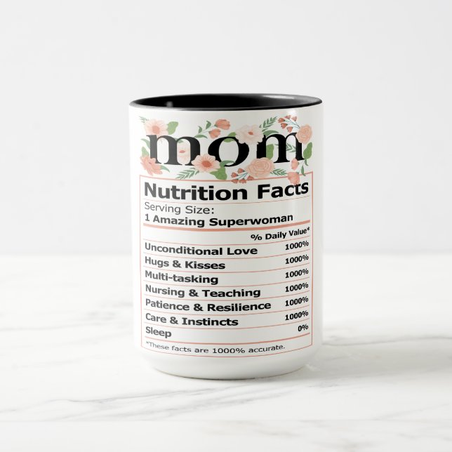 MAMA Ernährungsfakte Tasse (Zentrum)