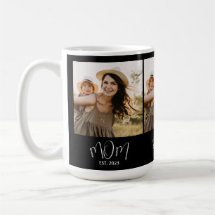 Mama erstellt Skript Black 3 Foto Kaffeetasse