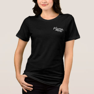 Mama Est 2025 Geschenke für werdende Mütter zum er Tri-Blend Shirt