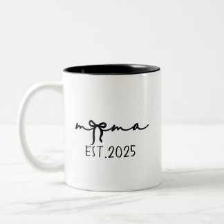 Mama Est 2025 , Personalisiert,Mama Tasse, kundens Zweifarbige Tasse