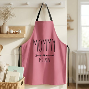 Mama Est 2026 Schwangerschaft Minimalistische Pers Schürze