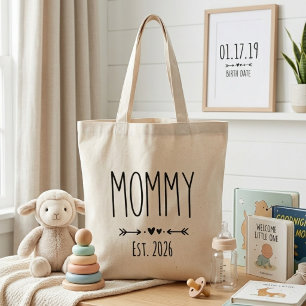Mama Est 2026 Schwangerschaft Minimalistische Pers Tragetasche