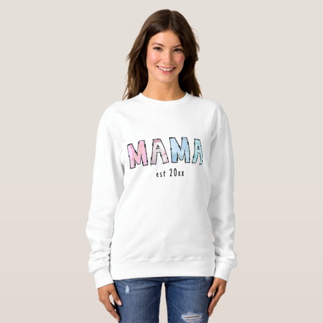 Mama est Basic Sweatshirt T - Shirt (Vorne ganz)