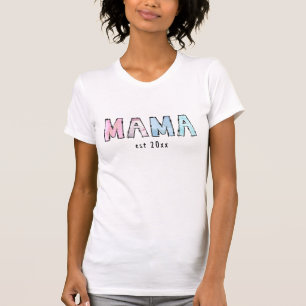 Mama est Bella Leinwand Frauen-Slim-Fit-T-Shirt T-Shirt