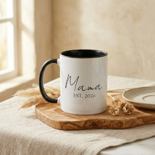 Mama Est Jahr Bedeutungsvolles Mutterdesign Tasse