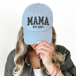Mama Est Personalisiert Bestickte Baseballkappe
