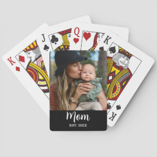 Mama Est. Schriftfoto Spielkarten
