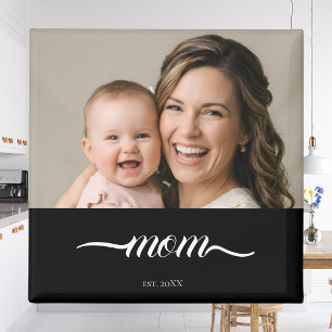 Mama Established Black Foto Custom Jahr Magnet