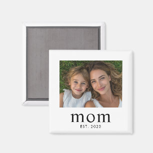 Mama Established Foto-Geschenk Magnet