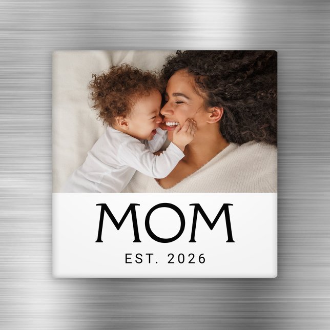 Mama Established Foto-Geschenk Magnet (Von Creator hochgeladen)