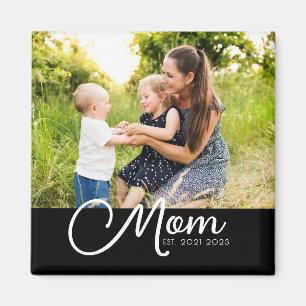Mama Established Foto-Geschenkmagnet Magnet