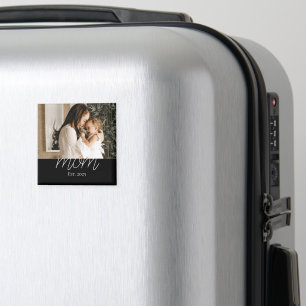 Mama Established Photo-Geschenkmagnet Magnet