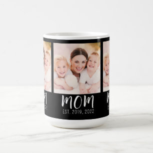 Mama Established Schrift Schwarz 3 Foto Kaffeetasse