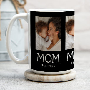 Mama Established Typography Black 3 Foto Kaffeetasse