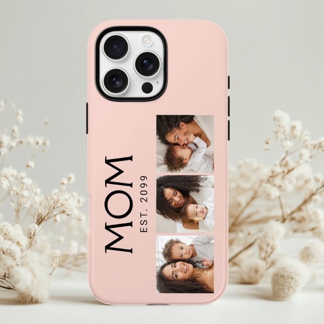 Mama Established Typography Blush Rosa 3 Foto iPhone 16 Pro Hülle (Von Creator hochgeladen)